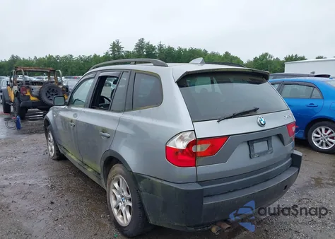 2004 BMW X3 2.5I from USA, damaged, VIN WBXPA73494WB20326